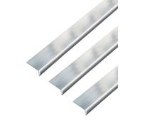 GAH-Alberts 499372 488581 - Perfil angular autoadhesivo (aluminio, 1000 x 15 x 10 mm, 3 unidades)