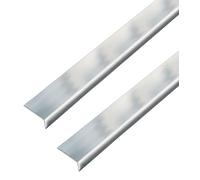 GAH-Alberts 499402 488642 - Perfil angular autoadhesivo (aluminio, 1000 x 30 x 15 mm, 2 unidades)