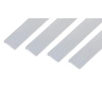 GAH-Alberts 499747 492175 Perfil angular de aluminio, natural, 1000 x 40 x 10 mm, juego de 4