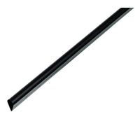 GAH-Alberts Perfil de sujeción 499013 484873, plástico, negro, 1000 x 15 x 0,9 mm, 20 unidades