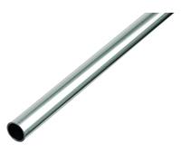 GAH-Alberts Tubo redondo 498276 473754, aluminio, natural, 1000 x 6 x 1 mm, 12 unidades