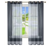 GAIFNAG Cortinas de Salon Modernas 180 x 150 cm Anti Luz Cortina Termica Aislantes Frio y Calor para Salon Cortinas Dormitorio Cortas Cortinas para Ventanas Salon/Cocina, Gris