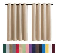 GAIFNAG Cortinas Salon Modernas 150 x 150 cm Frio y Calor Opacas 100%, Termicas Aislantes Frio y Calor Cortinas Opacas, Cortinas Salon Cortinas para Decoración de Bodas, Caqui