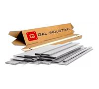 GAL - INDUSTRIAL Pletina Aluminio EN AW-6060 | 100 x 5 mm | Longitud 100 cm, Corte a Medida | Barra Plana de Aluminio | Perfil Pletina para Construcción y Carpintería Metálica
