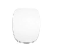 Gala Diana - Tapa y Asiento Fijo Inodoro - Forma Ovalada - Incluye Kit Fijación - Bisagras Acero Inoxidable - Fácil Limpieza - Color Blanco