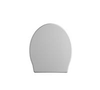 Gala Klea - Asiento para Inodoro con Caída Amortiguada, Incluye Kit de Fijación y Bisagras de Acero Inoxidable, Color Blanco, Medidas 37.5 x 5 x 43.2 cm - Modelo G5168601