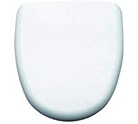 Gala Loa - Tapa y Asiento Fijo Inodoro - Forma U - Incluye Kit Fijación - Bisagras Acero Inoxidable - Fácil Limpieza - Color Blanco