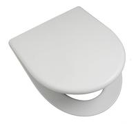 Gala Metropol Smooth - Tapa y Asiento Fijo Inodoro - Forma Rectangular - Incluye Kit Fijación - Bisagras Acero Inoxidable - Fácil Limpieza - Color Blanco