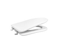 Gala Nostalgia - Tapa y Asiento Fijo Inodoro - Forma Rectangular - Incluye Kit Fijación - Bisagras Acero Inoxidable - Fácil Limpieza - Color Blanco