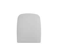 Gala Street Square - Tapa y Asiento Amortiguado Inodoro - Forma Cuadrada - Cierre Amortiguado - Incluye Kit Fijación - Bisagras Acero Inoxidable - Fácil Limpieza - Color Blanco