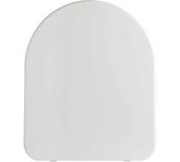 Gala Stylo - Asiento para Inodoro, con Caída Amortiguada, Incluye Kit de Fijación y Bisagras de Acero Inoxidable, de Color Blanco, Medidas 38 x 5 x 44.5 cm - Modelo E54117010