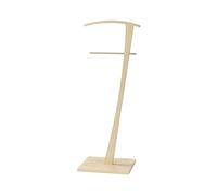 Galán de noche de Herdasa, modelo LINDES, en madera de haya lacada Roble Medium