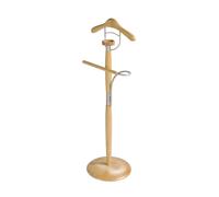 Galán de noche de Herdasa, modelo MILANO, en madera de haya lacada Natural Medium