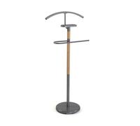 Galán de noche versa holstebro gris madera natural 28,8 x 112 x 46,5 cm