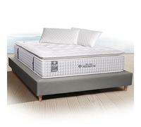 GALERIA DEL COLECCIONISTA Colchón Elite Silver con Topper Premium + Almohada/s Elite Aloe Vera. Viscoelástic Grafeno+Nanofuelles: Temperatura y Confort 150 x 190cm 511500697