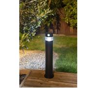 Galix Baliza solar G4585C de acero inoxidable con detector y 150 lúmenes, 50 cm alta