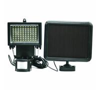 Galix Foco solar con detector de presencia - 80 LED - Negro