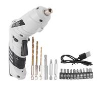 GALPADA 10piezas Destornillador Eléctrico Recargable de Litio Mini Taladro Portátil Ligero y Duradero para Hogar Oficina DIY