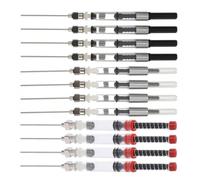 GALPADA 12 Piezas Absorbente de Tinta para Bolígrafo Convertidor Portátil y Ligero Diseño Ergonómico y Material de Acero Inoxidable para Plumas Estilográficas