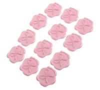 GALPADA 12 Piezas Pegatinas Adhesivas de Sello de Cera, Sello de Lacre para Invitaciones, Lazo 3d, Autoadhesivas, Rosa, para Sobres y Proyectos Creativos