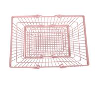 GALPADA 2 Cestas Metálicas Rosas Pequeñas para Almacenamiento y Organización, con Superficie Lisa y Tamaño Compacto, Ideales para Baño, Dormitorio o Cocina