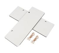 GALPADA 2 Colgadores de Puerta de Madera en Blanco Letreros Versátiles para Sublimación Placas y Elegantes para Oficina y Hogar para Manualidades