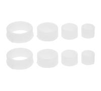 GALPADA 2 Juegos Kit de Bujes Reductores para Amoladoras de Banco en Procesamiento de Piedra Ajuste de Diámetro y Encaje de Precisión de Plástico Blanco para Muelas Abrasivas