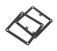 GALPADA 2 Piezas Adaptador de Montaje en Pared de Metal para Caja 86, Negro | Placa Adaptadora Tipo 86, Acero Inoxidable, Instalación Rápida, Reparación de Paneles y Mantenimiento