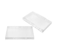 GALPADA 2 Piezas Cubierta Autoadhesiva Ultrafina para Interruptor Doble, | Protección contra Salpicaduras y Vapor, Sellado de Borde Ajustado, sin Taladrar, para Baños y Hoteles
