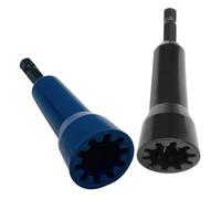 GALPADA 2 Piezas Herramienta para Torcer Cables y Enrollador Negro de Plástico y Acero Vanadio, Resistente al Desgaste, para Ordenar Cables y Conexiones Eléctricas