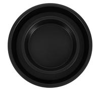GALPADA 2 Piezas Molde Redondo para Pastel de Acero al Carbono, Negro | Bandeja para Hornear, Diseño Simple, Apta para Pizza y Horno Microondas, Uso Fácil para Principiantes