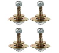 GALPADA 4 Piezas Kit de Tornillos M8x45mm para Cojinetes de Mecedora, Accesorios de Hierro Rosca Clara, Profesional y Práctico para Sillas Planeadoras