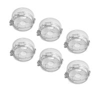 GALPADA 6piezas Tapa De Seguridad De Gas Para Perillas De Cocina Protector De Estufa De Plástico Prueba Fogones y Hornos De Gas