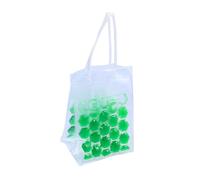 GALPADA Bolsa Enfriadora de Botellas de Vino y Bebidas de Pvc Ecológica Verde Capacidad 750 Ml para Mantener Frías en Picnics y Barbacoas Pack de 2 Unidades