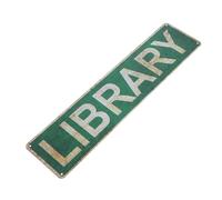 GALPADA Carteles de Hojalata Vintage para Decoración de Librería en Interiores y Exteriores, Placas Retro Impermeables Diseño Artístico y Fácil Instalación para Hogar, Estudio y Oficina