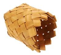 GALPADA Cesta para Utensilios Organizador de Cubiertos Cesta Tejida de Cocina Pequeño de Madera Multifuncional Compacto para Palillos y Utensilios, Encimera de Cocina y Mesa