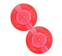 GALPADA Cubierta Antipolvo de Plástico para Detector de Humos de Color Rojo, Protección Duradera para Cocina y Hornear, Prolonga Vida Útil del Detector, Pack de 2 Piezas