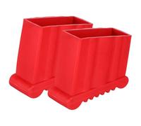 GALPADA Cubiertas 2 Piezas de Goma Antideslizantes para Pies de Escalera Almohadilla para Uso en Interiores y Exteriores