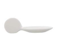 GALPADA Cuchara de Cerámica de Color Claro para Caviar Soporte para Palillos, Accesorio Original para Cocina y Servir Aperitivos Hogar
