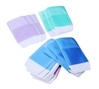 GALPADA Estuche Fácil de Limpiar Bolsillo de PVC Anticaídas para Bolígrafos Paquete de 10 Unidades Color Aleatorio Adecuado para Uso Diario