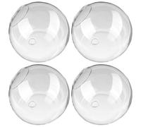 GALPADA Jardinera Colgante de Vidrio Redonda 4 Piezas 13,5 CM para Plantas y Decoración en Ambientes Interiores como Oficinas y Cafés