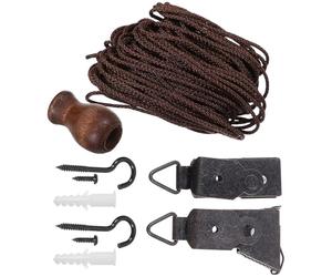 GALPADA Kit de Reparación para Persianas Enrollables y Romanas 1 Juego | Plástico Ligero, Cuerdas y Ganchos, Uso Interior en Mantenimiento Doméstico y Reposición de Piezas