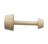 GALPADA Molde de Madera de Doble Cabeza para Tartaletas Diseño Multifuncional y Apisonador de Masa Adecuado para Hacer Pasteles y Tartas Cocina