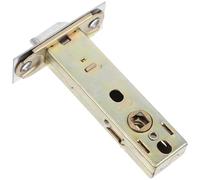 GALPADA Pestillo Tubular de Puerta Interior de Acero Inoxidable con Manilla Palanca Cerrojo Mecánico Resistente Compatible con Puertas Correderas y Granero Instalación Sencilla Dorado