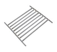 GALPADA Rejilla para Fogata de Acero Resistente al Calor Diseño Reforzado para Estufas de Leña y Barbacoas al Aire Libre y Uso en Chimeneas