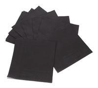 GALPADA Servilletas Negras de Papel Doble Capa 20 Hojas para Fiesta y Cumpleaños, Desechables Ideales para Cócteles y Eventos Obsequios