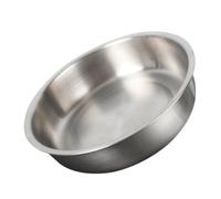 GALPADA Servir Comida y Sopa Plato Redondo de Acero Inoxidable | Bordes Lisos sin Rebabas, Superficie Suave y Fondo Antideslizante, Uso en Escuela y Comedor