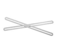 GALPADA Soportes y Esquinas Redondeadas Ajustables de Esquina de Acero Inoxidable Diseño de Doble Barra para Fijación de Buzones, Vallas o Puertas para Uso Versátil en Exteriores