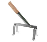 GALPADA Tijeras Manuales para Podar Ajos, Acero Inoxidable, Cortadora de | Corte y Fácil Limpieza, Mango Ergonómico de Madera, en Agrícolas