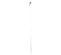 GALPADA Varilla de Tiro de Cortinas Acrílica Transparente, Acero Inoxidable | Accesorio Manual para Persianas y Puertas, Suave, Protección de Cortinas, Estilo Moderno